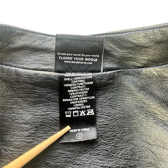 Torrid 2 Her Universe Marvel Thor Black Moto Jacket Faux Leather God Of Thunder - Picture 10 of 11